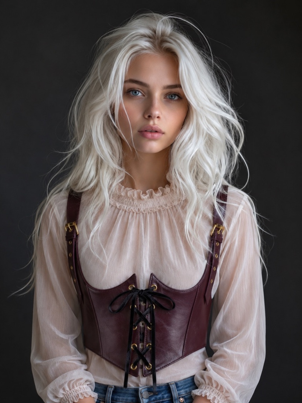 New Dolls Kill Heart Hips Not Holding Back Long Sleeve Top Sheer